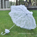 Elegant lace decoration bridal party handmade wedding lace umbrella